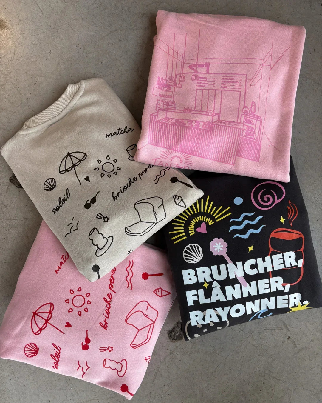 Sweat à capuche oversize - ROSE