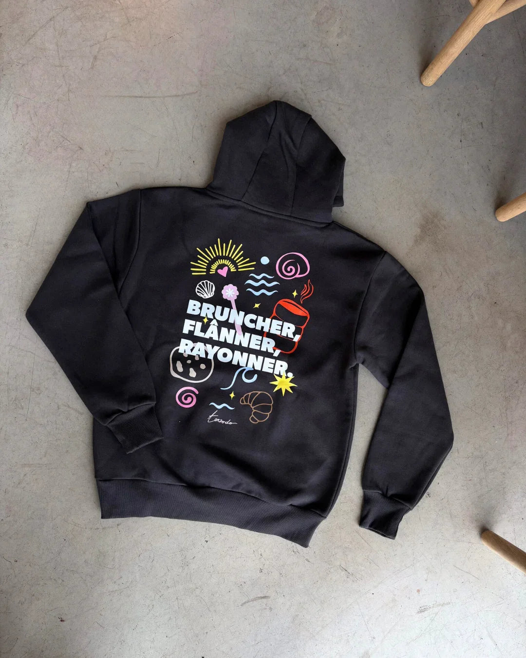 Sweat à capuche  oversize  - GRIS