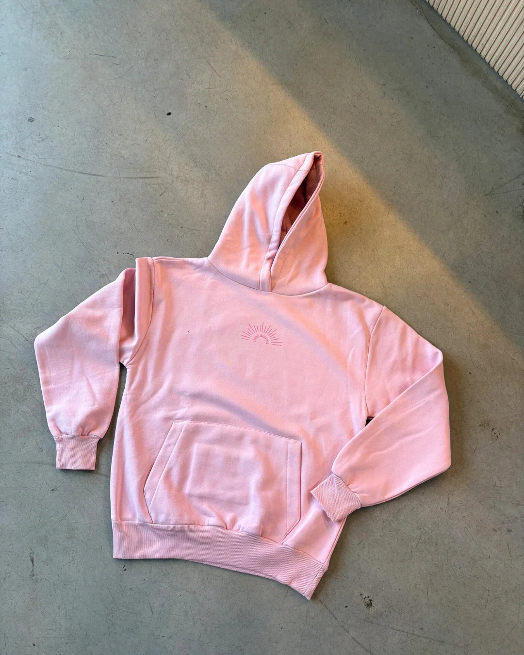 Sweat à capuche oversize - ROSE