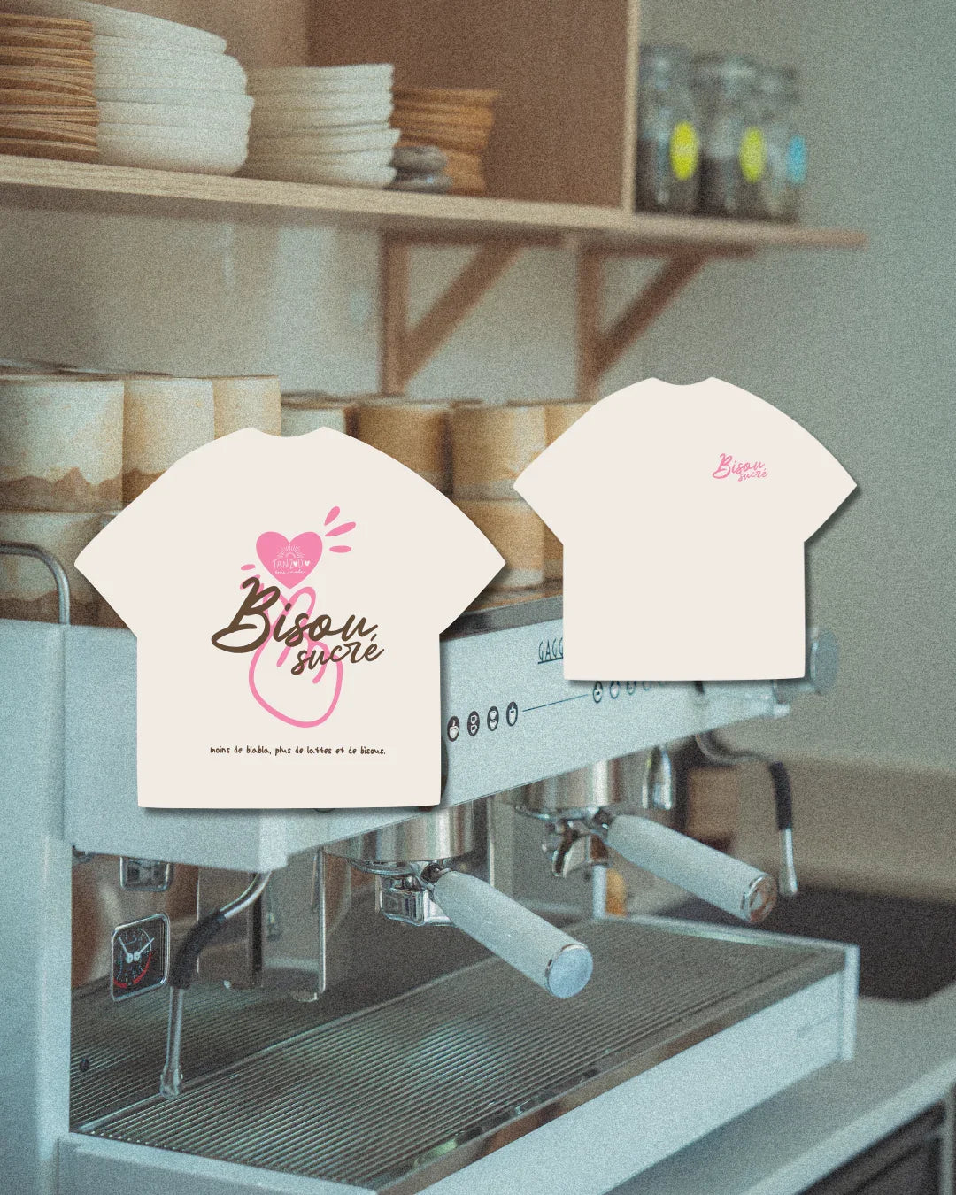 T-shirt Oversize Unisexe - BEIGE