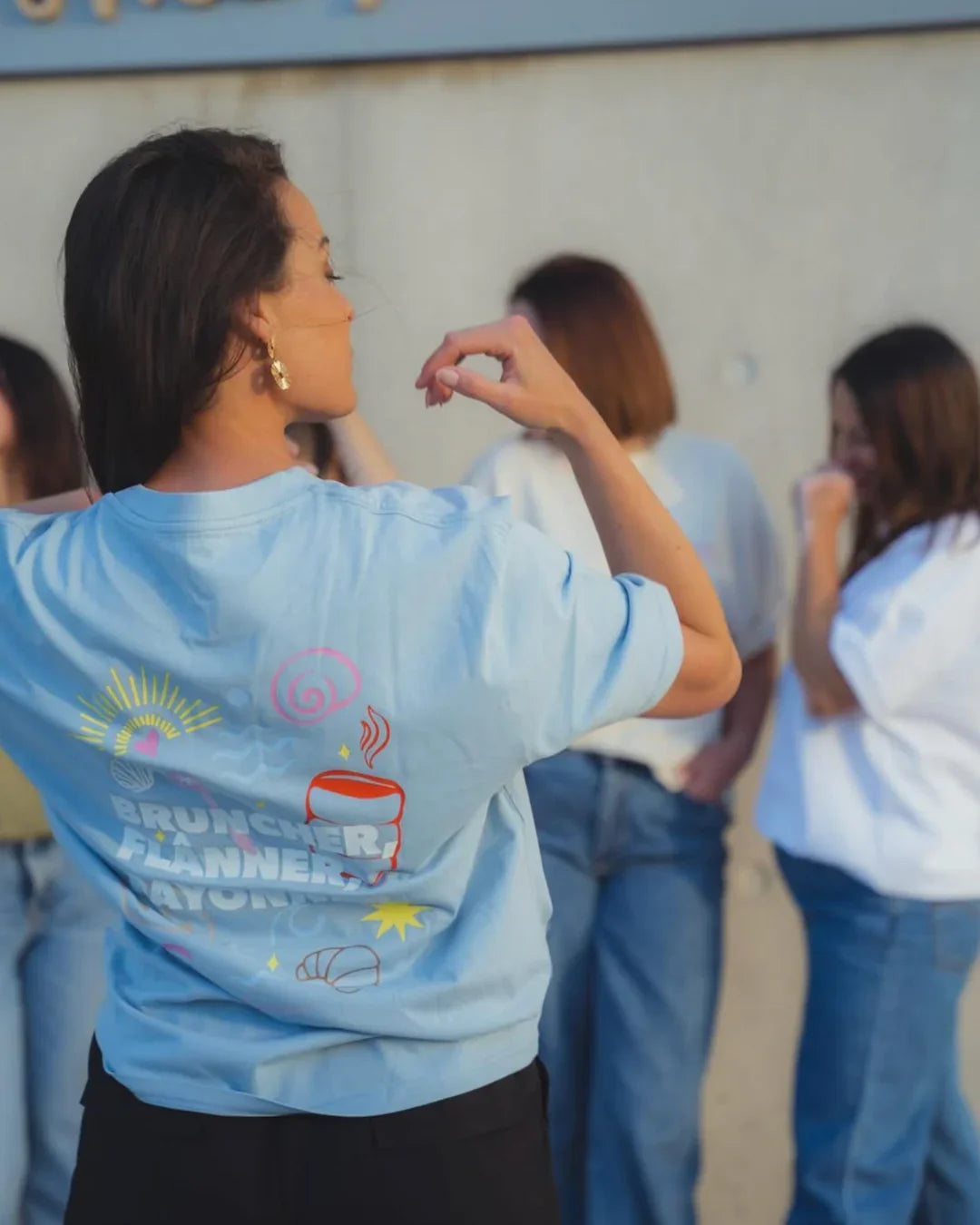 T-shirt Oversize Unisexe - BLEU