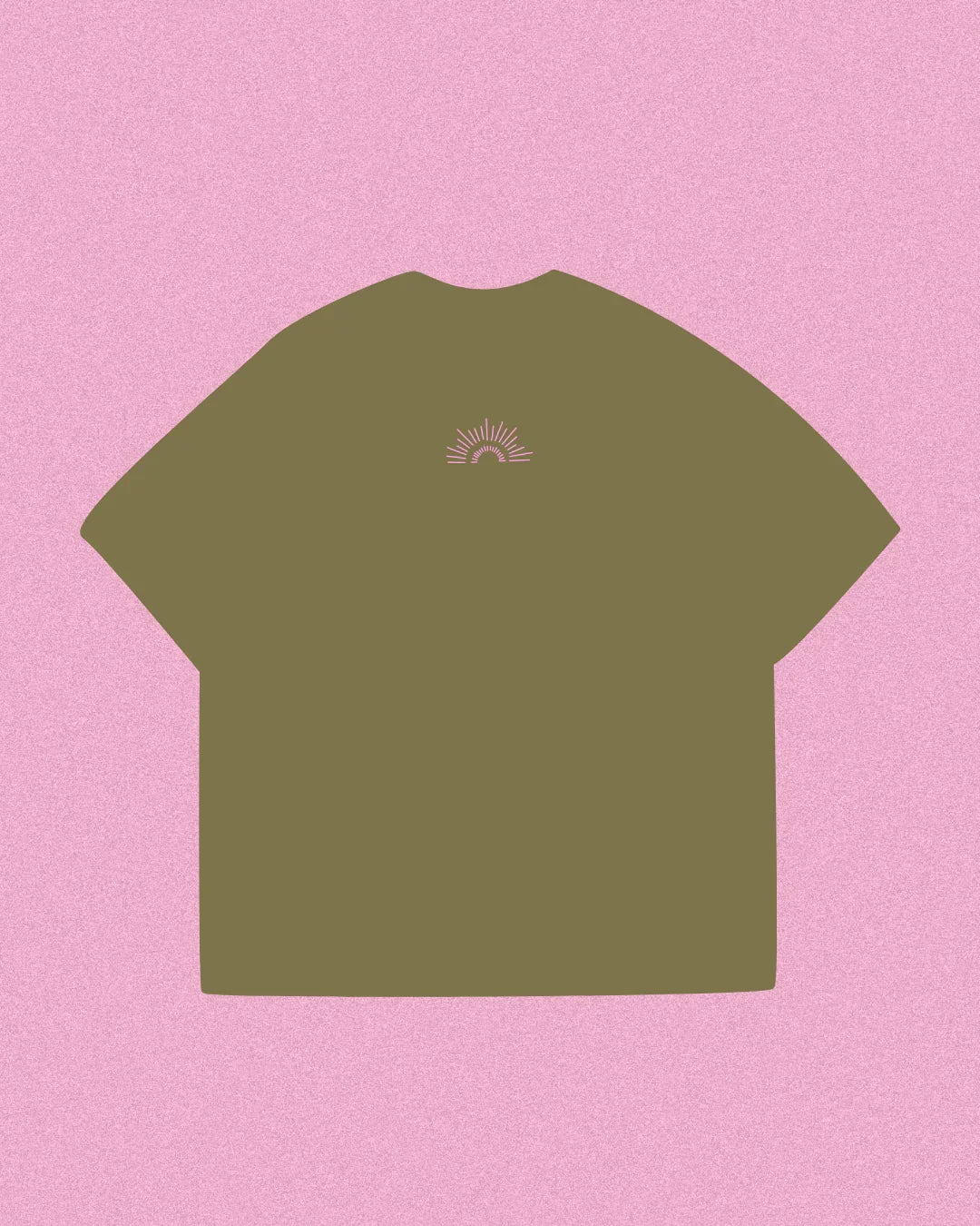 T-shirt oversize unisexe - KAKI