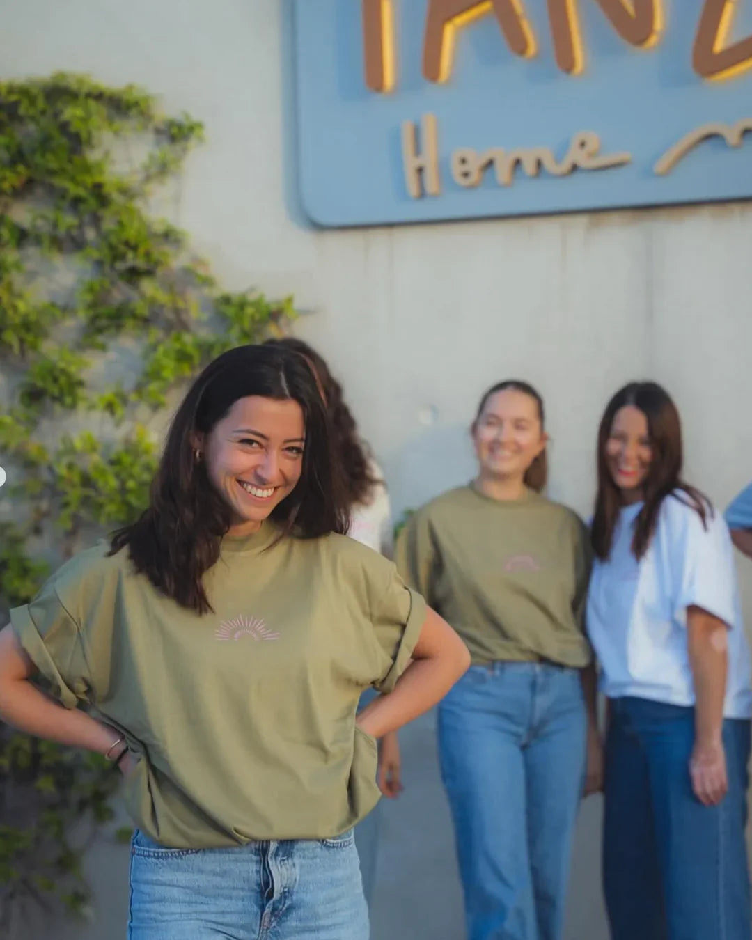 T-shirt oversize unisexe - KAKI